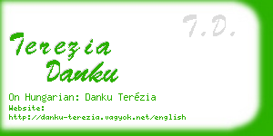 terezia danku business card